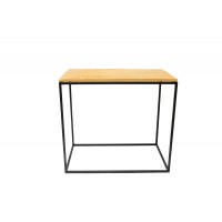 Mesa Cubo de Ferro Preta  Mesa Cubo de Ferro Preta